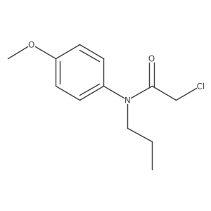 2-Chloro-N-(4-methoxyphenyl)-N-propylacetamide结构式