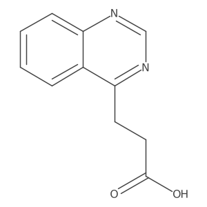 3-(Quinazolin-4-yl)propanoic acid Structure