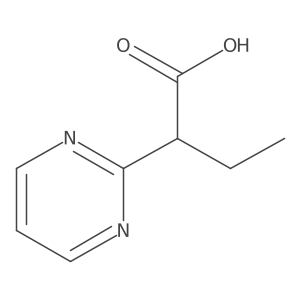 2-(Pyrimidin-2-yl)butanoic acid Structure