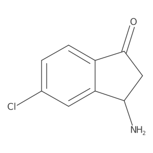 3-Amino-5-chloro-2,3-dihydro-1H-inden-1-one Structure