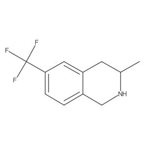 3-Methyl-6-(trifluoromethyl)-1,2,3,4-tetrahydroisoquinoline Structure