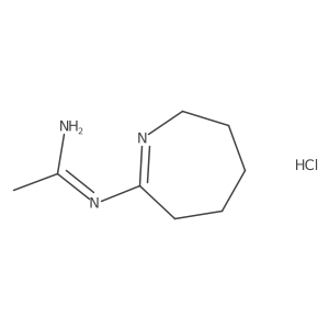 N-(3,4,5,6-tetrahydro-2H-azepin-7-yl)ethanimidamide hydrochloride结构式