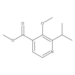 Methyl 3-methoxy-2-propan-2-ylpyridine-4-carboxylate结构式