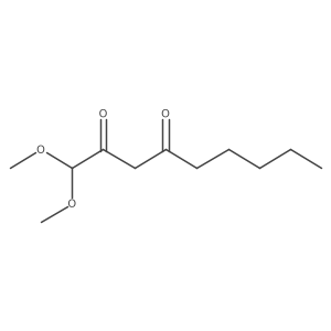 1,1-Dimethoxynonane-2,4-dione Structure