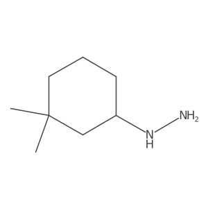(3,3-Dimethylcyclohexyl)hydrazine Structure
