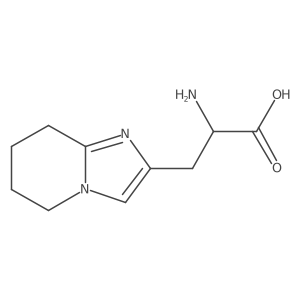 2-amino-3-{5H,6H,7H,8H-imidazo[1,2-a]pyridin-2-yl}propanoic acid结构式