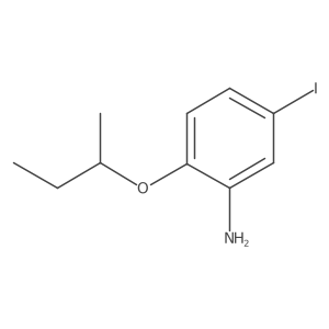 2-(Butan-2-yloxy)-5-iodoaniline结构式