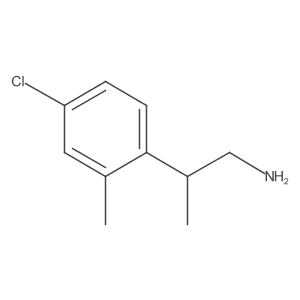 2-(4-Chloro-2-methylphenyl)propan-1-amine结构式