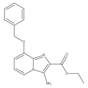 Ethyl 3-amino-8-(benzyloxy)imidazo[1,2-a]pyridine-2-carboxylate Structure