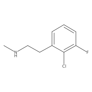 [2-(2-Chloro-3-fluorophenyl)ethyl](methyl)amine结构式