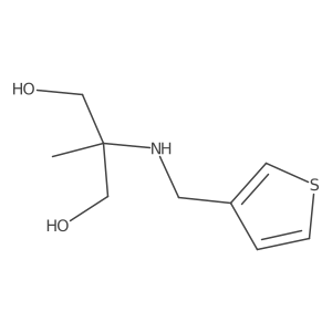 2-Methyl-2-[(thiophen-3-ylmethyl)amino]propane-1,3-diol Structure