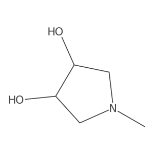 Trans-1-methylpyrrolidine-3,4-diol Structure