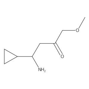 4-Amino-4-cyclopropyl-1-methoxybutan-2-one Structure