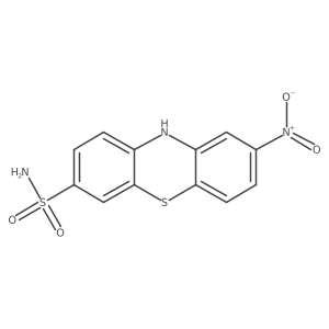 8-Nitro-10H-phenothiazine-3-sulfonamide Structure