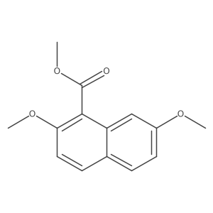 Methyl 2,7-dimethoxy-1-naphthoate结构式