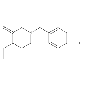 1-Benzyl-4-ethylpiperidin-3-one hydrochloride结构式