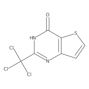 2-[Trichloromethyl]thieno[3,2-d]pyrimidin-4-ol结构式