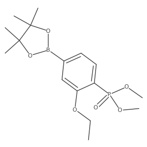 Dimethyl P-[2-ethoxy-4-(4,4,5,5-tetramethyl-1,3,2-dioxaborolan-2-yl)phenyl]phosphonate Structure