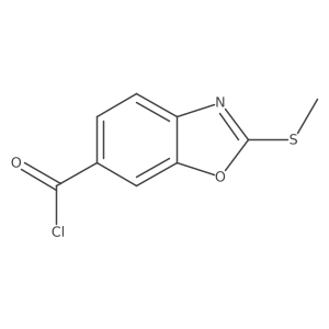 2-(Methylthio)benzo[d]oxazole-6-carbonyl chloride结构式