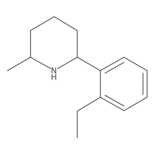 2-(2-Ethylphenyl)-6-methylpiperidine结构式
