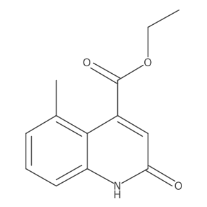 Ethyl 5-methyl-2-oxo-1,2-dihydroquinoline-4-carboxylate结构式