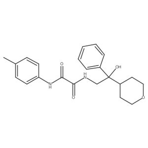 N1-(2-hydroxy-2-phenyl-2-(tetrahydro-2H-pyran-4-yl)ethyl)-N2-(p-tolyl)oxalamide Structure