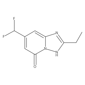 7-(Difluoromethyl)-2-ethyl-[1,2,4]triazolo[1,5-a]pyridin-5-ol结构式