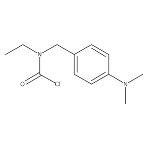 N-{[4-(dimethylamino)phenyl]methyl}-N-ethylcarbamoyl chloride结构式