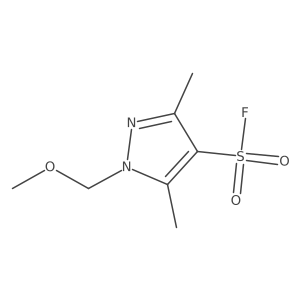 1-(Methoxymethyl)-3,5-dimethylpyrazole-4-sulfonyl fluoride结构式