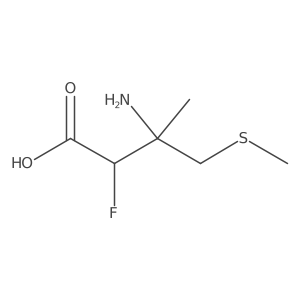 3-Amino-2-fluoro-3-methyl-4-(methylsulfanyl)butanoic acid Structure