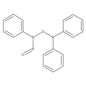 Hydroxylamine, O-(diphenylboryl)-N-nitroso-N-phenyl- Structure