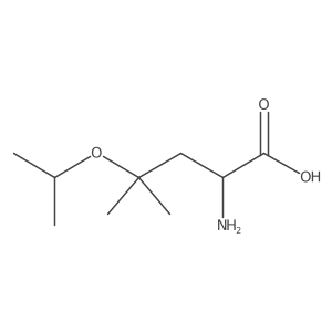 (2R)-2-amino-4-methyl-4-(propan-2-yloxy)pentanoic acid Structure