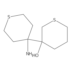 3-(4-Aminothian-4-yl)thian-3-ol结构式