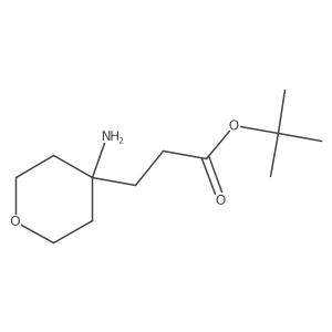 Tert-butyl 3-(4-aminooxan-4-yl)propanoate Structure
