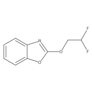 2-(2,2-Difluoroethoxy)-1,3-benzoxazole Structure