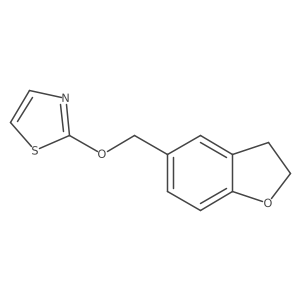 2-[(2,3-Dihydro-1-benzofuran-5-yl)methoxy]-1,3-thiazole Structure