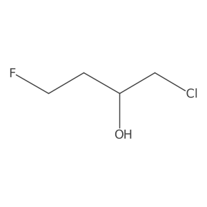 1-Chloro-4-fluorobutan-2-ol Structure