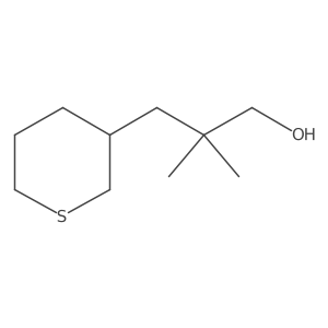 2,2-Dimethyl-3-(thian-3-yl)propan-1-ol结构式