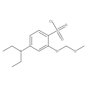 4-(Diethylamino)-2-(methoxymethoxy)benzene-1-sulfonyl chloride Structure