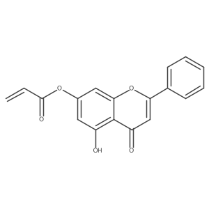 5-hydroxy-4-oxo-2-phenyl-4H-chromen-7-yl acrylate Structure