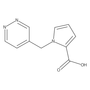 1-(4-Pyridazinylmethyl)-1H-pyrrole-2-carboxylic acid Structure