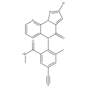 Cyantraniliprole metabolite IN-RNU71 Structure