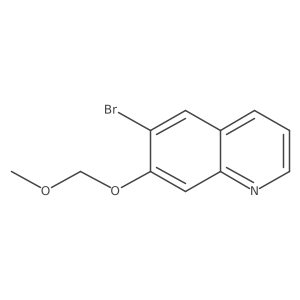 6-Bromo-7-(methoxymethoxy)quinoline Structure