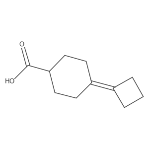 4-Cyclobutylidenecyclohexane-1-carboxylic acid Structure