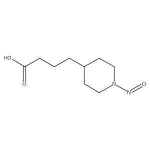 4-(1-Nitrosopiperidin-4-yl)butanoic acid结构式