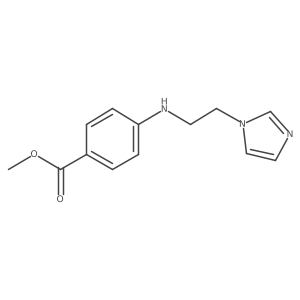 methyl 4-{[2-(1H-imidazol-1-yl)ethyl]amino}benzoate Structure
