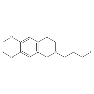2-(3-Fluoropropyl)-6,7-dimethoxy-1,2,3,4-tetrahydroisoquinoline Structure