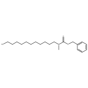 benzyl N-(11-hydroxyundecyl)-N-methylcarbamate结构式