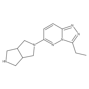 3-Ethyl-6-{octahydropyrrolo[3,4-c]pyrrol-2-yl}-[1,2,4]triazolo[4,3-b]pyridazine结构式