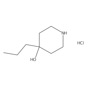 4-Propylpiperidin-4-olhydrochloride结构式